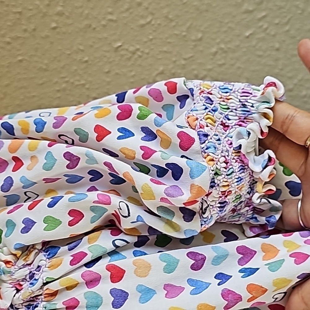 Ruth and Ralph Multi Color Hearts Print Top - Picture 3 of 6